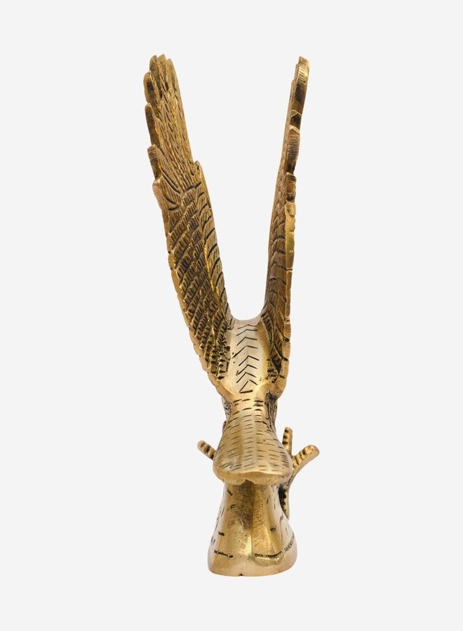 TREE MAISON CORONATING HOMES Vastu Brass Eagle Statue | Size-5 X 8 X 15 Cm | 550 g Weight Approx. | Home Decor Statue | Vastu Idol for Home & Office | Vastu 3D Remedy | Zonal Placement -South-WEST - Image 4